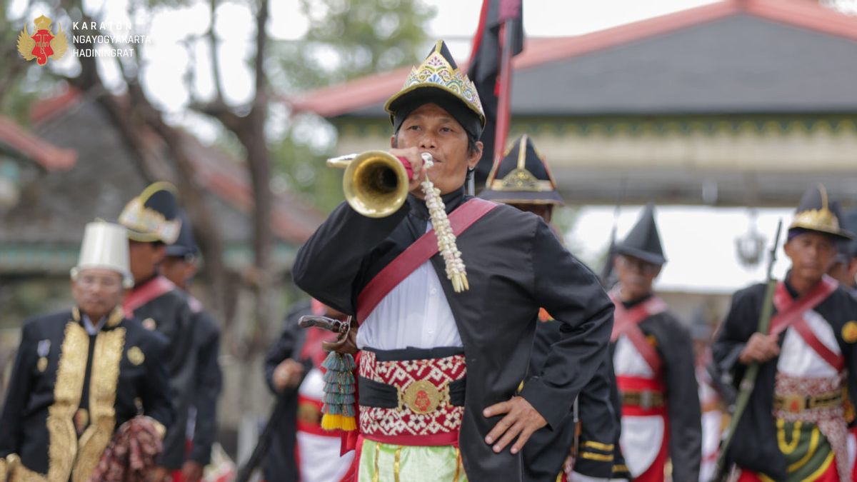 以下是日惹宫士兵部队及其职责的名称