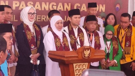 Pilkada Jatim, Berkas Pasangan Khofifah-Emil Lengkap dan Jalani Tes Kesehatan Kamis Pagi