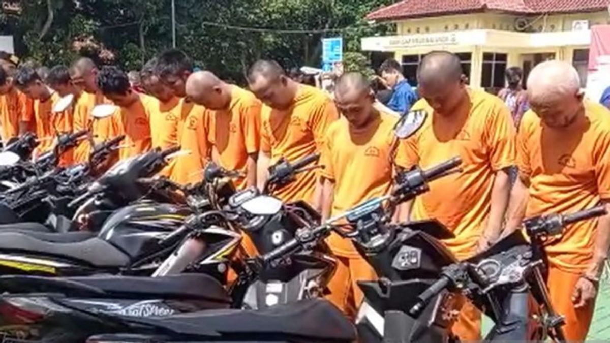 33 Kendaraan Disita dari 14 Tersangka Pencurian di Sukabumi, Warga Kehilangan Diimbau Lapor Polisi 