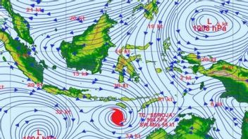 بذور الإعصار الاستوائي تظهر بالقرب من بابوا، شرق إندونيسيا في حالة تأهب للفيضانات