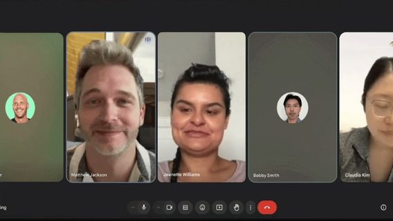Tampilan Google Meet Kini Lebih Dinamis dengan Ubin yang Terpotong