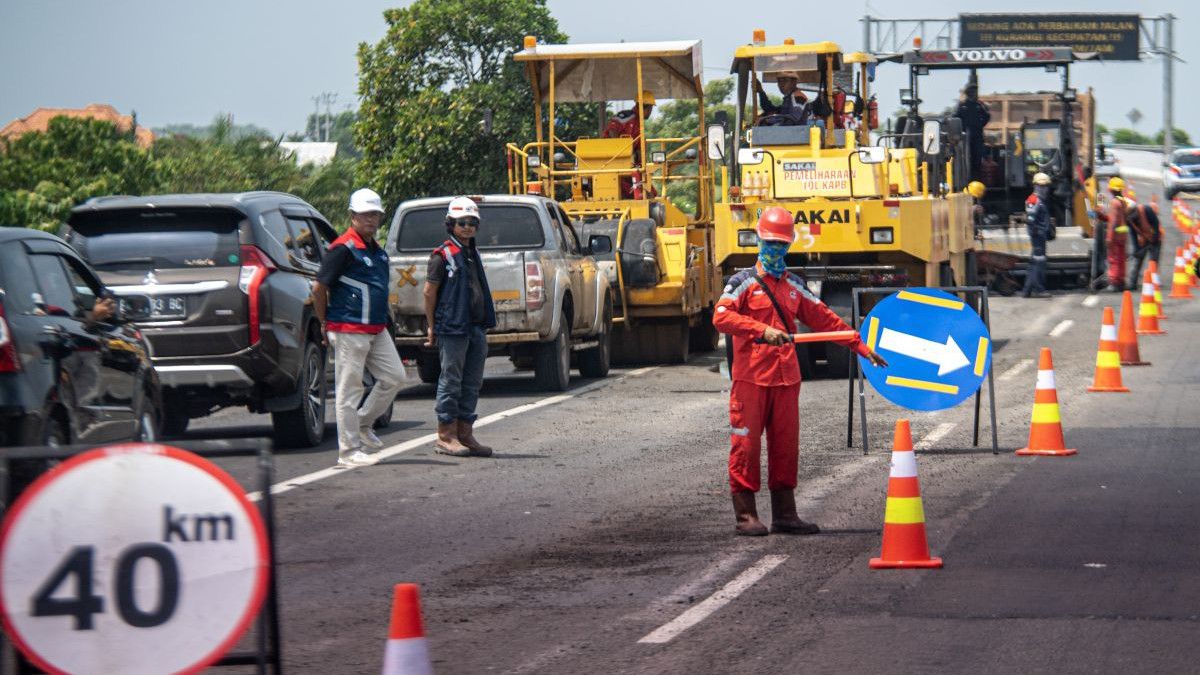 交通渋滞に注意し、6月22日までのジャカルタ-チカンペック有料道路の道路修理があります
