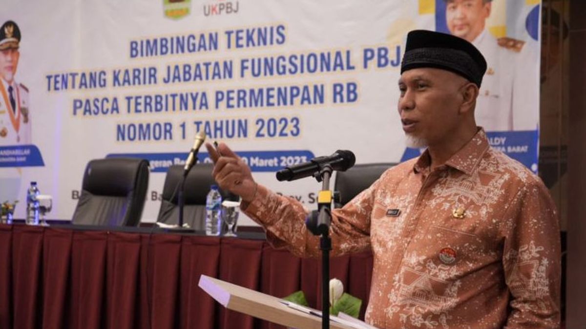West Sumatra Governor Reminds Officials Of Procurement Of Goods And Services To Be Firm In Dealing With Rules, Don't Break The Law