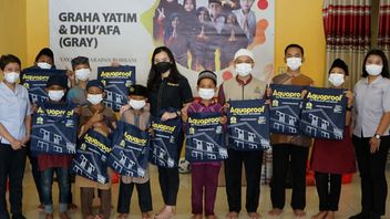 CSR Ramadan, Aquaproof Sebar Kebaikan Paket Buka Puasa dan Bantuan Cat Pelapis   