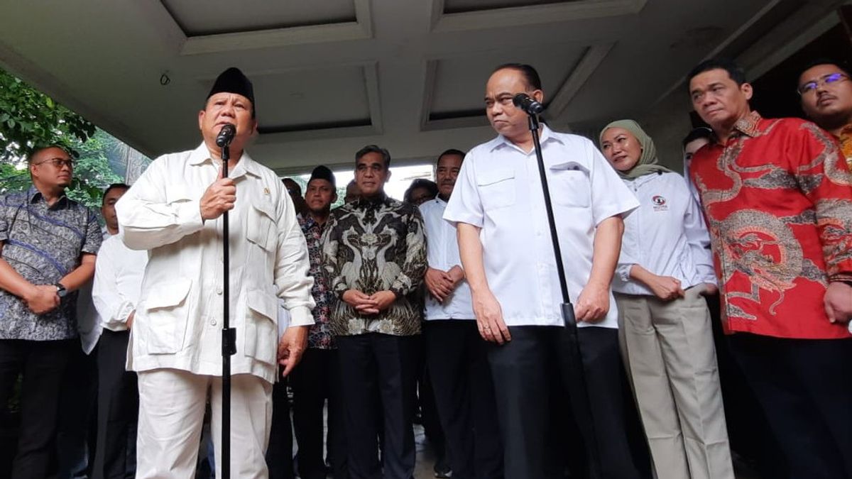 Jokowi Sebut Pilpres 2024 'Jatahnya', Prabowo: Kalau Saya, Amin