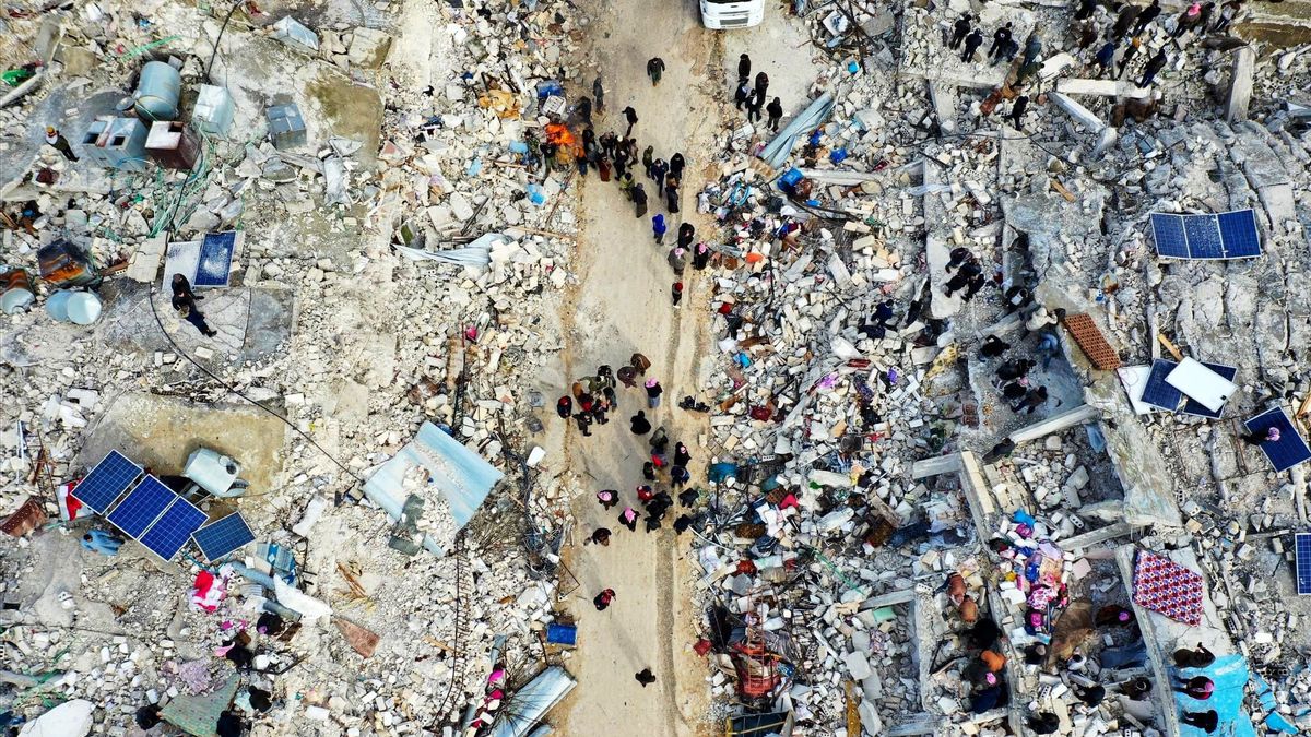 Pemerintah Suriah Disebut Mengebom Wilayah yang Dikuasai Pemberontak Usai Gempa Bumi