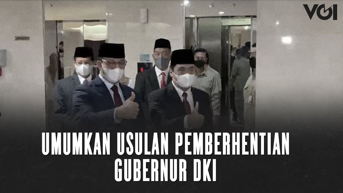 VIDEO: The DKI DPRD Officially Generalizes The Proposal For Dismissal Of Anies Baswedan And Riza Patria