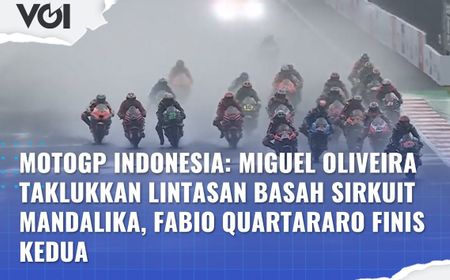 VIDEO: Miguel Oliveira Juara MotoGP, Fabio Quartararo Finis Kedua, Ini Hasil MotoGP Mandalika 2022