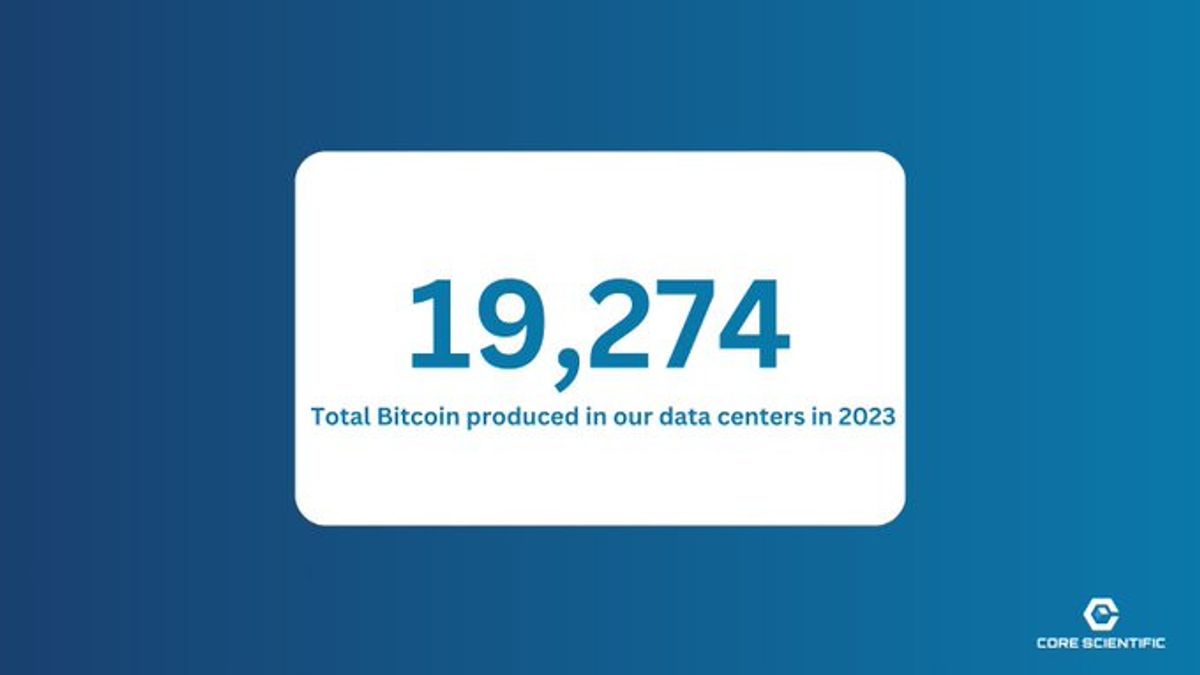 أصبحت Core Scientific أكبر شركة تعدين تشفير في أمريكا الشمالية ، حيث أنتجت 19,274 Bitcoin