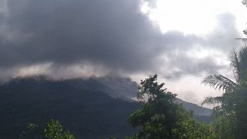 2 Times Hot Clouds Fall Mount Karangetang, North Sulawesi