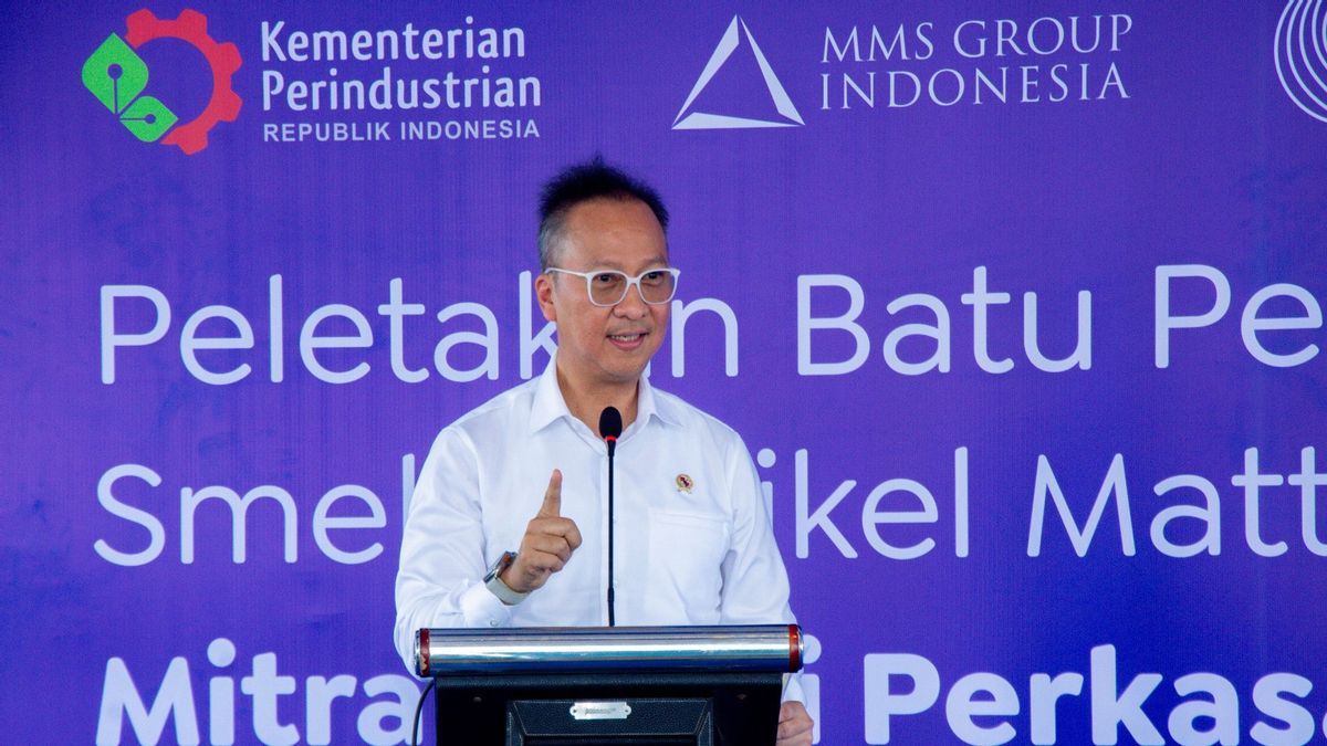 Sukseskan Hilirisasi, Menperin Agus Resmikan Groundbreaking Smelter Nikel di Kaltim