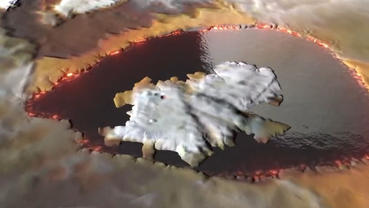 ジュノの飛行機はイオの月に山と溶岩湖を見つけました