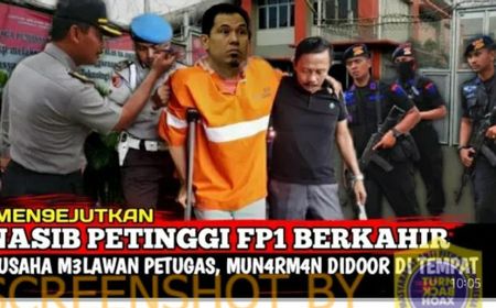 Mengejutkan! Kaki Munarman Ditembak Saat Melawan Petugas, Cek Faktanya!