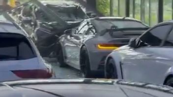 La police intérieure soupçonnée d’avoir heurté une Porsche Showhouse au PIK 2
