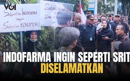 Demo Karyawan Indofarma, Ingin Diselamatkan Negara Sesuai Amanat Prabowo untuk Tidak Ada PHK