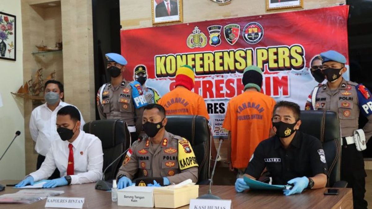2 Pelaku Pengirim PMI Ilegal dari Bintan ke Malaysia Ditangkap
