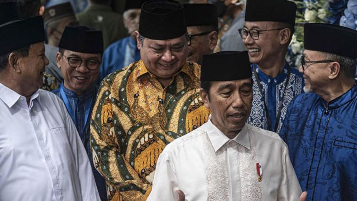 Tuesday Night, Government Coalition Political Parties Hold Gathering With President Jokowi