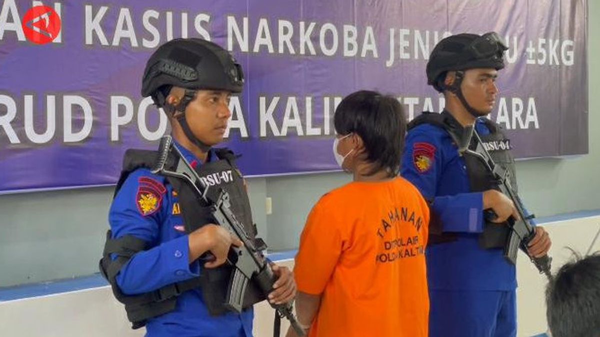 La police de Kaltara n’a pas réprimandé le trafic de 5 kg de méthamphétamine en provenance de Malaisie