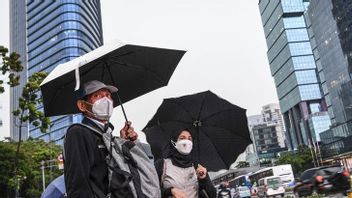 11月11日初旬の天気、ジャカルタは月曜日の午後から夜まで雨が降ります