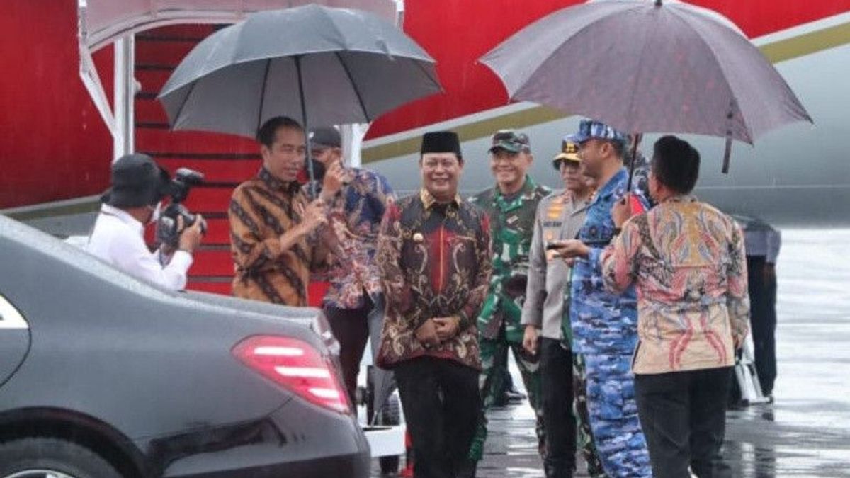 Jokowi Mendarat di Banjarbaru, Besok Buka Muktamar Rabithah Melayu Banjar hingga Datangi Pasar Astambul