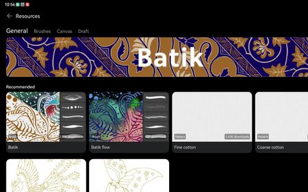 Berkolaborasi dengan Museum Batik, Huawei Hadirkan Fitur Pola Batik di Aplikasi GoPaint