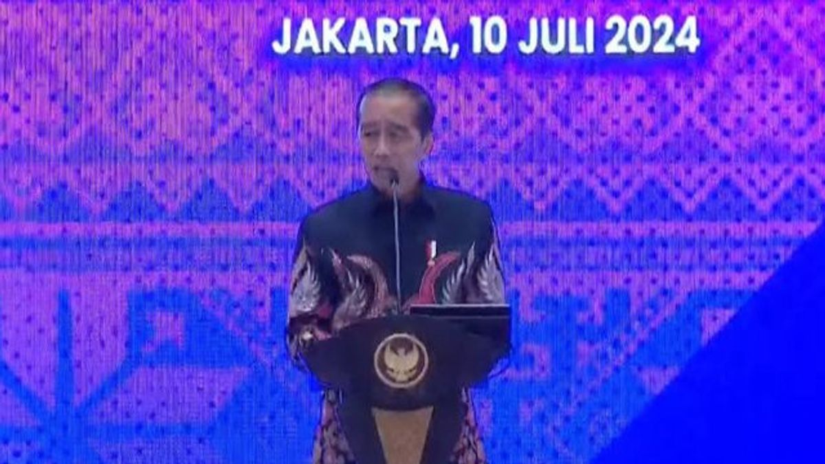 Jokowi ouvre la 16e apkasi Rakyas au JCC Senayan Jakarta