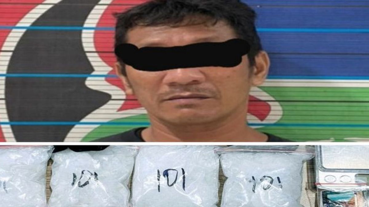 La Police De Banjarmasin Arrête Un Propriétaire Masculin, Important Dans Le Réseau De Drogue