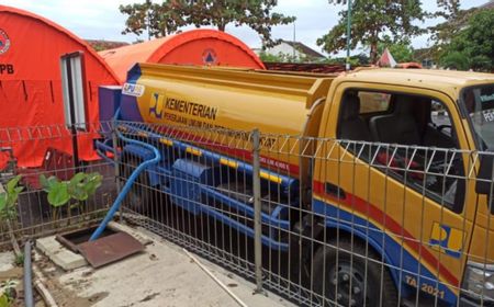 Kementerian PUPR Distribusikan Air Bersih dan Sanitasi ke 60 Lokasi Pengungsian Korban Gempa Cianjur