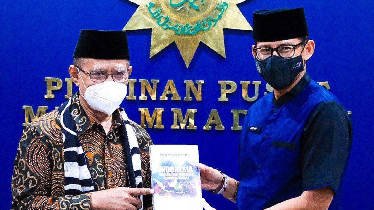 Silahturahmi dengan PP Muhammadiyah, Sandiaga Uno: Fokus Bekerja, Ketuk Pintu Langit