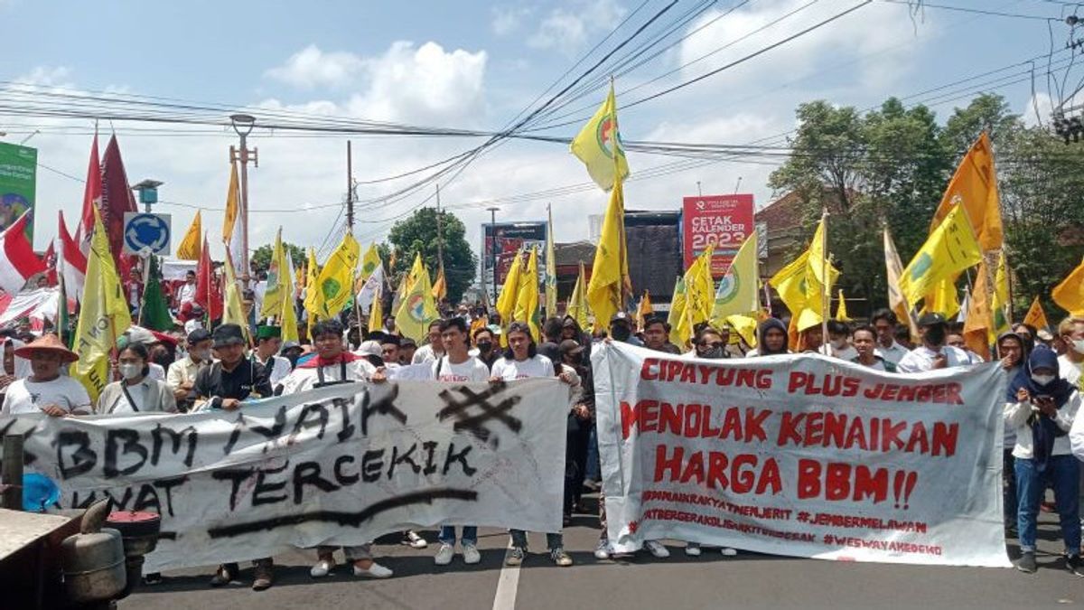6 Carnders Of The Cilegon Mayor's Office When The Demo Rejects The Increase In Fuel To Be Suspects