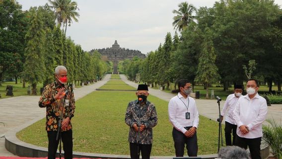 Wapres Ma’ruf Amin Tinjau Kesiapan Taman Wisata Candi Borobudur Sambut Libur Lebaran