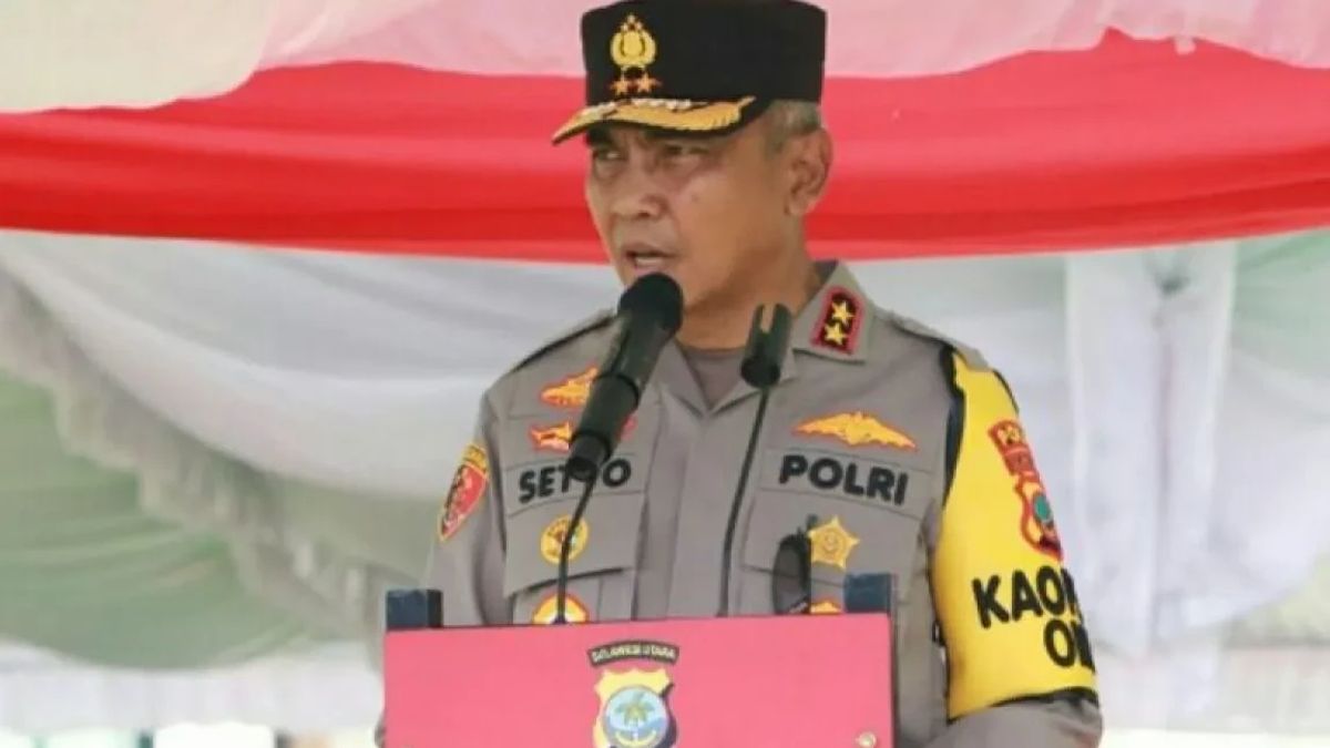 National Police Chief Replaces North Sulawesi Police Chief Inspector General Setyo Budiyanto