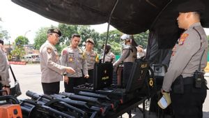 Tim Mabes Polri Cek Sapras Pengamanan Pemilu 2024 di Lombok Tengah