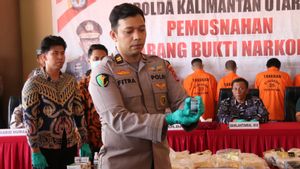 Polda Kaltara Musnahkan 16,8 Kg Sabu
