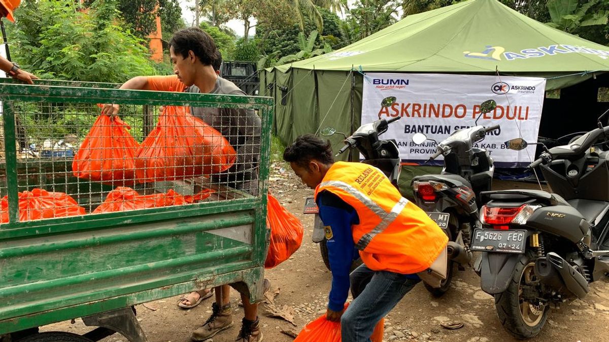 Sinergi BUMN Bantu Korban Longsor dan Banjir di Bogor
