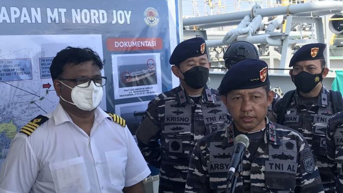 海军军官要求Rp5.4的爆炸新闻 释放MT Nord Joy，Pangkoarmada I：不是真的，决定在我手中