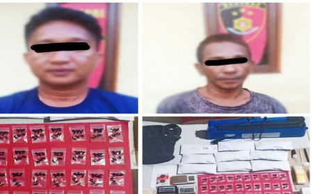 Polsek Sunga Pinrang Samarinda Bekuk Dua Pengedar Narkoba Jenis Sabu