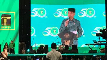 Hadiri Harlah ke-50 PPP, Presiden Jokowi Ngaku Diam-Diam Pantau Pergerakan Plt Ketum Mardiono