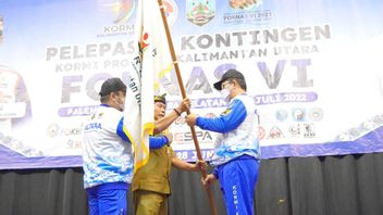 KORMI Kaltara在FORNAS VI Palembang下降154名运动员，这是目标