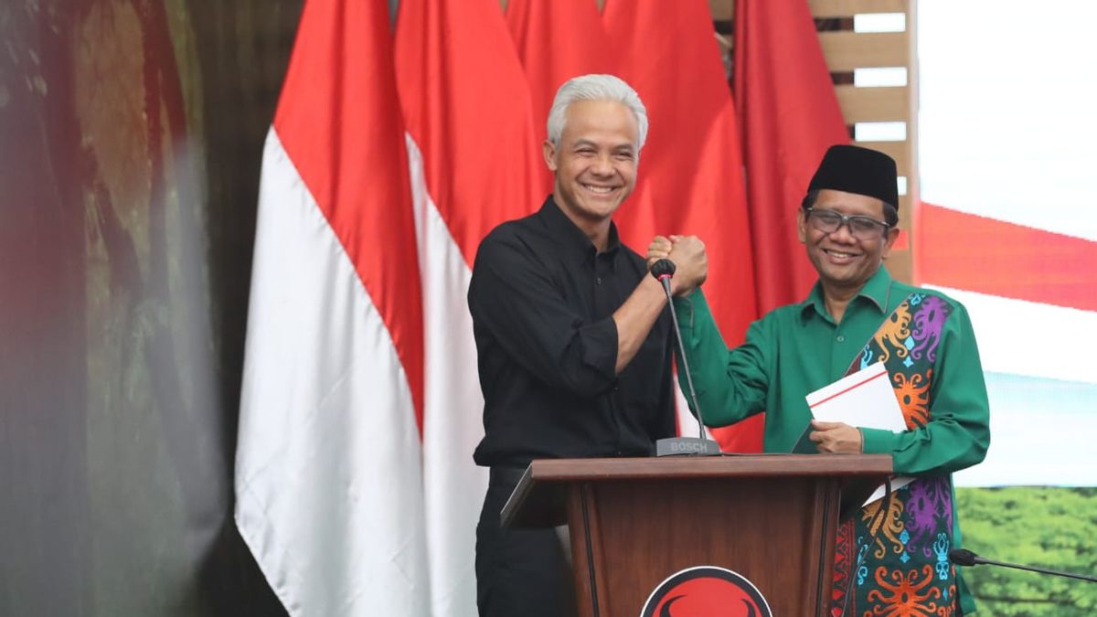 Jokowi Already Knows Mahfud MD Becomes Ganjar's Vice Presidential Candidate