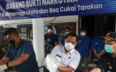 Tiga Oknum Petugas Bandara Tarakan Terlibat Kasus Penyelundupan Sabu 8,2 Kg