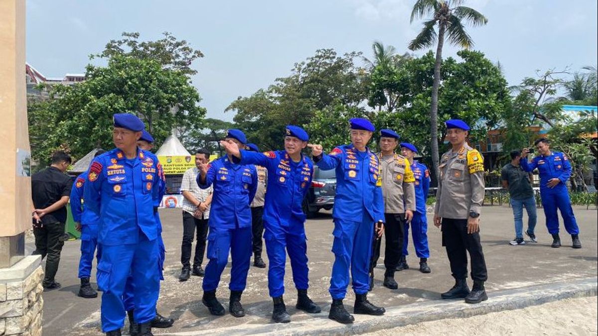 Predicted To Explode D+1 Lebaran, Police Director Of Police Ensures Readiness Of Command Posts And Personnel At Ancol Beach