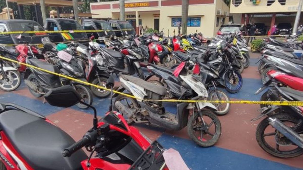 48 Motorcycles, 7 Cars And 1 Bus Stolen In Bogor Ready To Be Returned To Owners