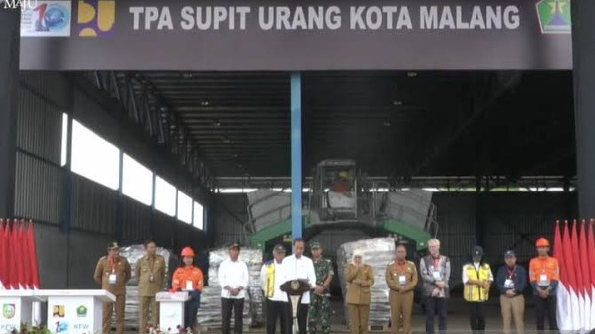 President Jokowi Inaugurates TPA Supit Urang Malang And TPA Jabon Sidoarjo Managed By PTPP