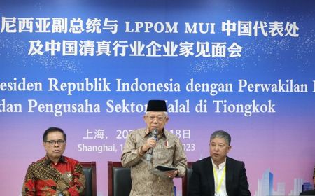 Di China, Wapres Tegaskan Indonesia Tak Hanya Ingin Beri Stempel Tapi Jadi Penguasa Produk Halal