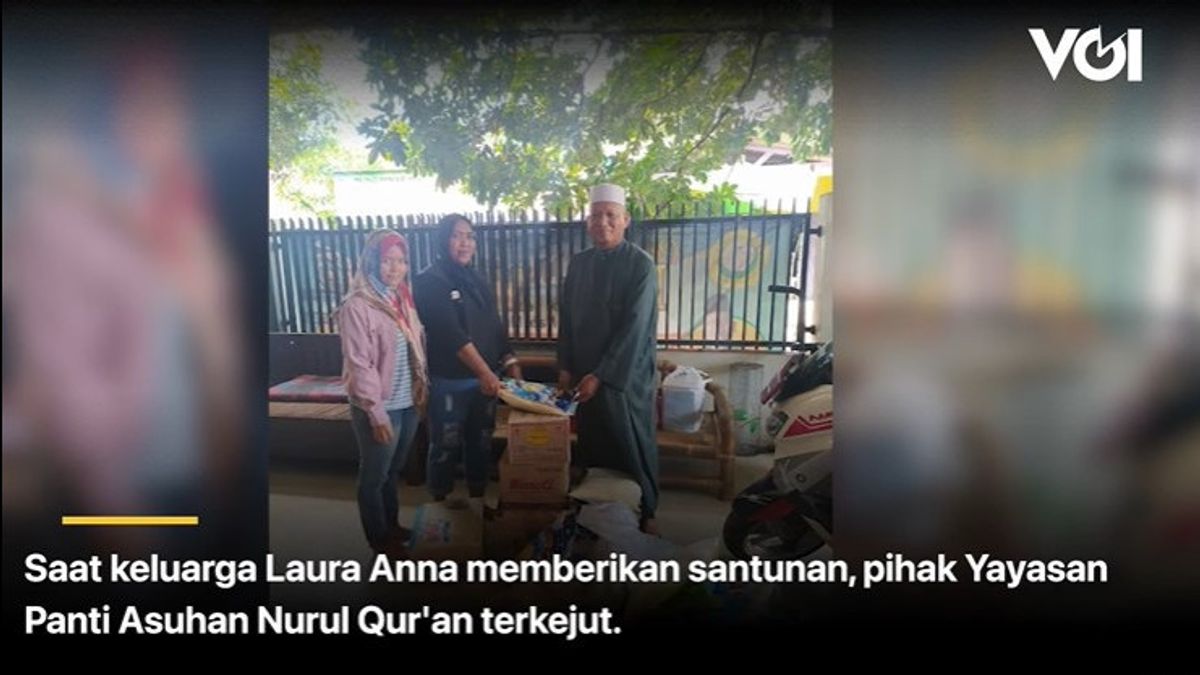 فيديو: عائلة لورا آنا تعطي المجاملة، مؤسسة اليتيم صدمت