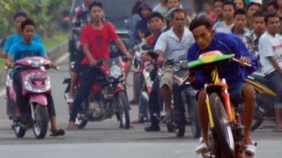 Illegal Racing Marak In OKU South Sumatra, Police Improved Night Patrols