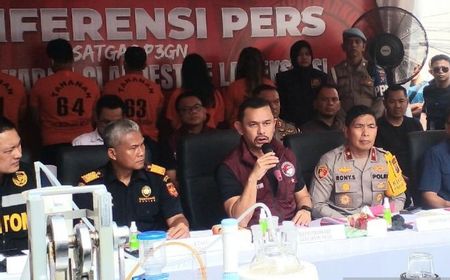 Bareskrim Polri Bongkar Pabrik Ekstasi di Medan