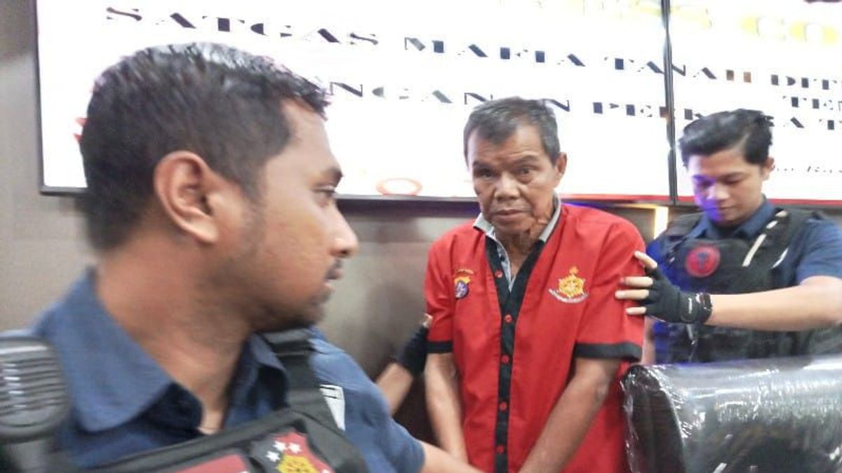 Police Have Arrested A 69-year-old Man In The Land Mafia In Palangka Raya, The Mode Is To Fake Paklaring's Letter