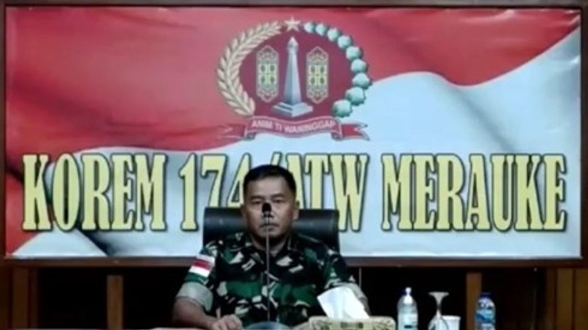 Chronology Of Merauke Kasrem Makes General Andika Prakasa Angry Because He Uses His Cellphone During A Meeting